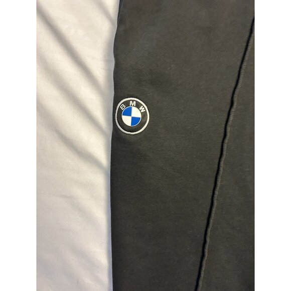 Womens Puma BMW Motorsport Racing Black Lounge Sweat Pants Adult Size XL Cropped - Picture 2 of 8
